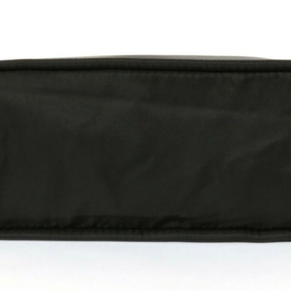 Prada Black Nylon Gold Chain Convertible Crossbody Shoulder Shopping Tote - Picture 3 of 7